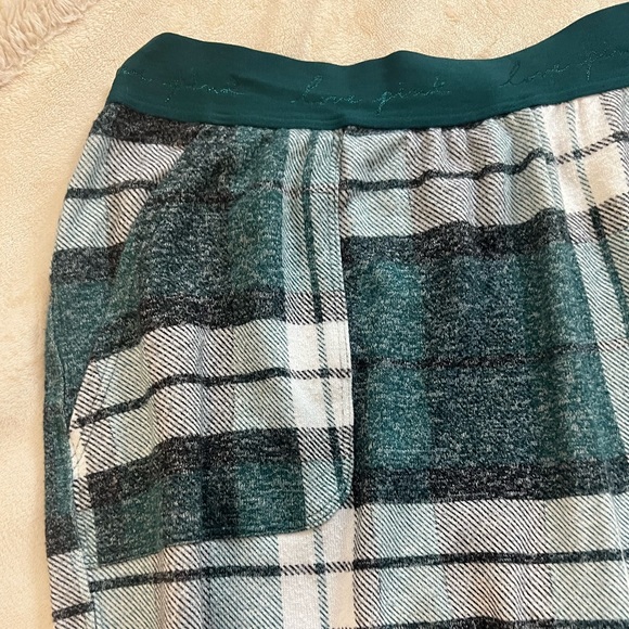 PINK Green Plaid Sleep Pants - Picture 4 of 4